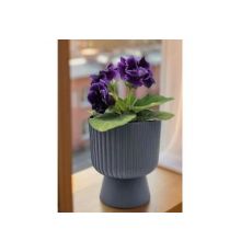 Горшок цветочный Бекер, 4,6 л, антрацит