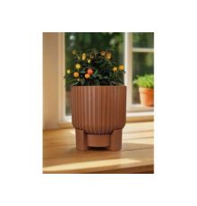 Горшок цветочный Торин, 3,3 л, терракот