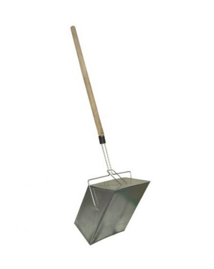 Совок-ловушка оцинкованный с черенком и крышкой