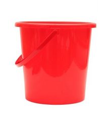 Ведро пластиковое 10л. Цв. красный (Арт. ВР-5541)