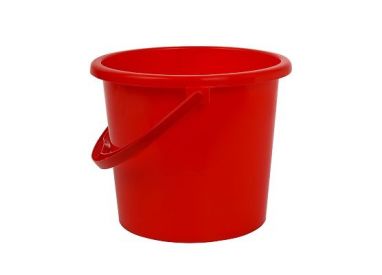 Ведро пластиковое 5л. Цв. красный (Арт. ВР-5740)
