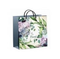 Пакет подарочный 30х30+10см из мягкого пластика (Нежное очарование)