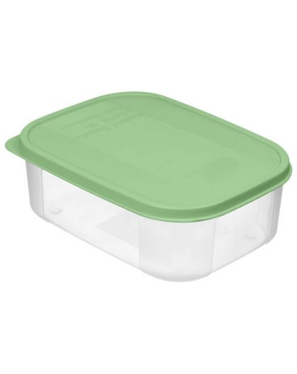 Контейнер для продуктов Verona прямоугольный 1,3л с гибкой крышкой (зеленый)
