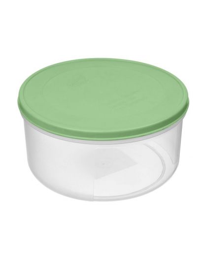 Контейнер для продуктов Verona круглый 0,15л с гибкой крышкой (зеленый)