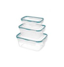 Набор емкостей для продуктов прямоугольных 3 шт. (0,35л, 0,75л, 1,3л)