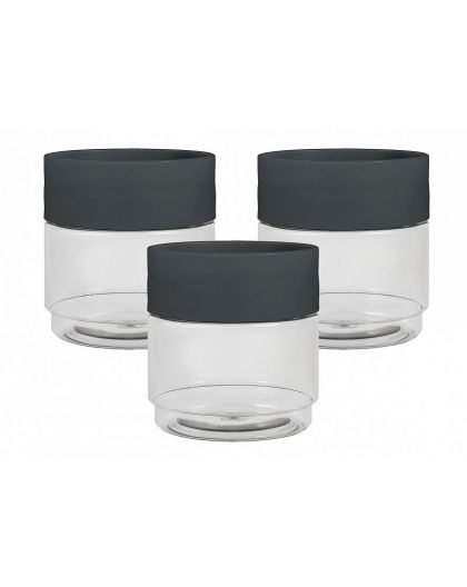 Комплект емкостей для сыпучих продуктов Asti 0,5л х 3 шт.