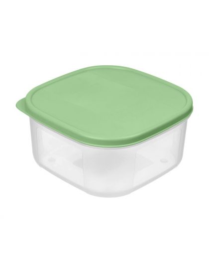 Контейнер для продуктов Verona квадратный 0,42л с гибкой крышкой (зеленый)