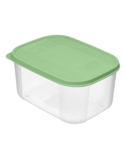 Контейнер для продуктов Verona прямоугольный 0,85л с гибкой крышкой (зеленый)