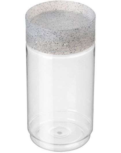 Емкость для сыпучих продуктов Asti 1л (гранит светло-серый)