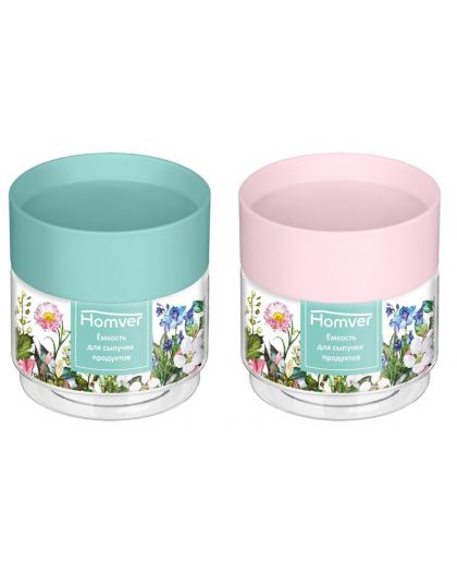 Емкость для сыпучих продуктов 0,5л (микс)