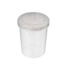 Банка с завинчивающейся крышкой Asti 1л (гранит светло-серый)