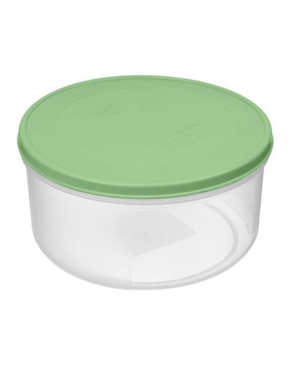 Контейнер для продуктов Verona круглый 0,5л с гибкой крышкой (зеленый)