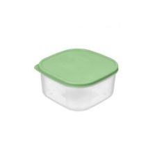 Контейнер для продуктов Verona квадратный 1,1л с гибкой крышкой (зеленый)