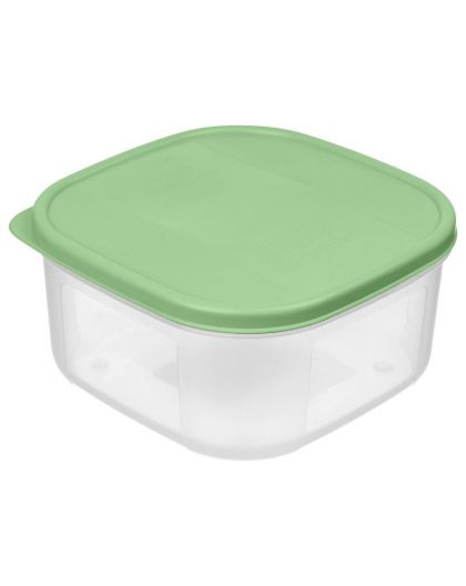 Контейнер для продуктов Verona квадратный 1,1л с гибкой крышкой (зеленый)