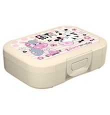 Ланч-бокс детский 0,85л с декором Cute Pony (светло-бежевый)