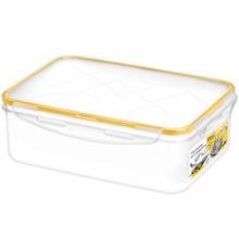 Контейнер для продуктов Modena прямоугольный 2,5л с защелками (белый)