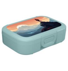 Ланч-бокс 0,85л с декором Заряд природы (зеленый)