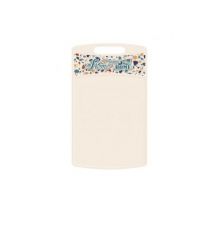 Доска разделочная Bergamo прямоугольная 260x155x3,5мм с декором Терраццо (светло-бежевый)