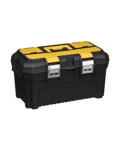 Ящик для инструментов Saturn 19,5, 490х290х270мм с органайзером, вставкой и металлическими замкам