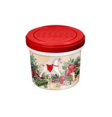 Банка с завинчивающейся крышкой 0,7л с декором Игрушки