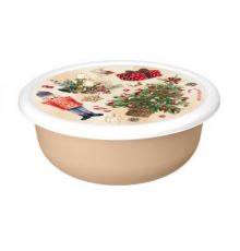 Миска Modena 2,1л с крышкой с декором Игрушки