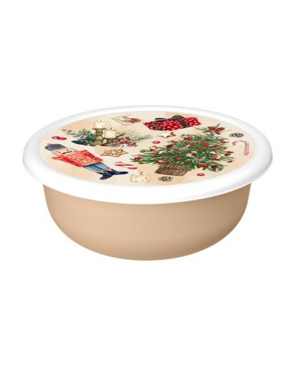 Миска Modena 2,1л с крышкой с декором Игрушки