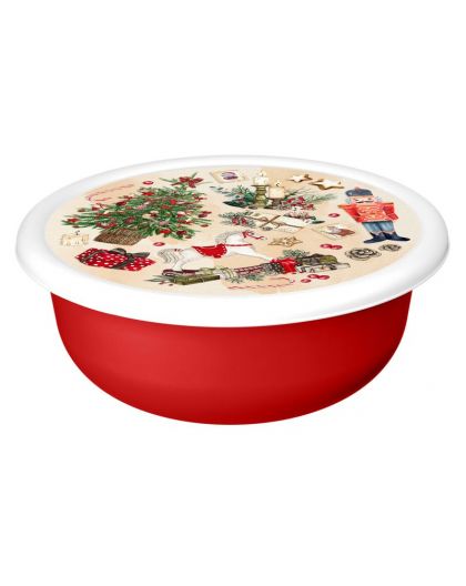 Миска Modena 3,2л с крышкой с декором Игрушки