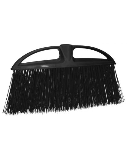 Щетка-метла Etna Black для улицы, жесткая щетина (черный)