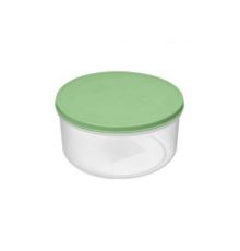 Контейнер для продуктов Verona круглый 1л с гибкой крышкой (зеленый)