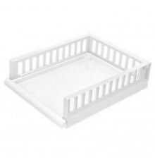 Органайзер с выдвижной полкой на роликах SMART M 450х345х115мм (Белый)