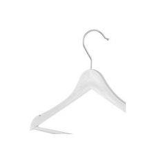 Вешалка для одежды WOOD с металлическим поворотным крючком рр.48-50 (Белый)