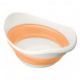 Миска-дуршлаг 2-в-1 складная  ZOOM 3,9л 310*250*80мм (Оранжевый)
