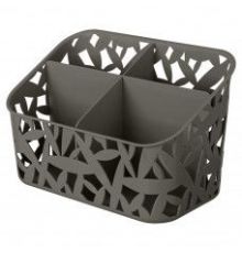 Органайзер настольный универсальный 195*110*126мм (Серый)