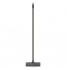Скрабер для пола 240*74*65мм с черенком 120см (Темно-серый)