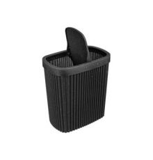 Контейнер для мусора VELVET 5,9л 225х140х253мм (Черный гранит)