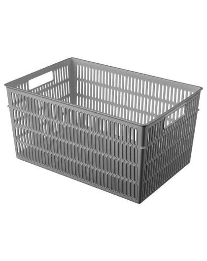 Корзинка универсальная Simplify 274х184х138мм, 6л (серый)