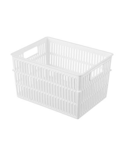 Корзинка универсальная Simplify 184х136х108мм, 2л (белый)