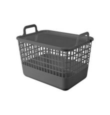 Корзина с крышкой KOBO 320x224x255мм, 15л (Серый)