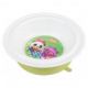 Тарелка детская глубокая на присосках с декором МАЛЫШАРИКИ (Салатовый)