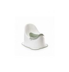 Горшок (стульчик) туалетный антискользящий бело-оливковый