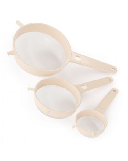 Набор сит с ручкой бежевый