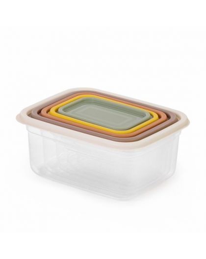 Набор емкостей для СВЧ Матрешка (0,2л, 0,4л, 0,7л, 1,2л, 1,9л) цветной