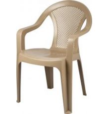 Кресло Decorona DeVeranda садовое 540x535x785 мм, круглая сетчатая спинка