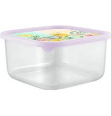 Контейнер для продуктов Sugar&Spice Bloom квадратный 0,8 л с гибкой крышкой