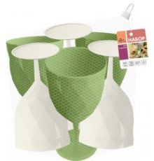 Набор бокалов с гранями 360 мл 6 шт