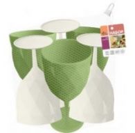 Набор бокалов с гранями 360 мл 6 шт