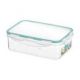 Контейнер для продуктов Модена прямоугольный 1,5л с защелками (бесцветный)