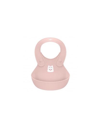 Нагрудник детский с декором 280х216х50мм Розовый