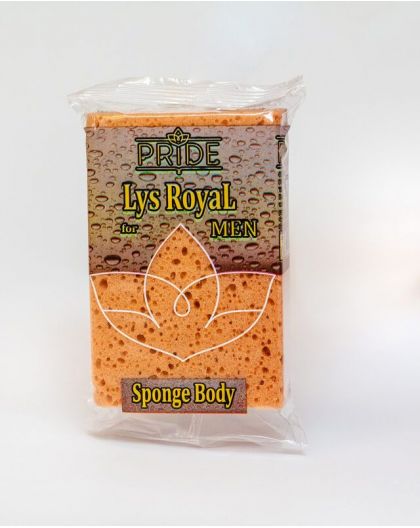 Губка банная с массажным слоем для мужчин Lys Royal