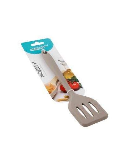 Лопатка кулинарная силиконовая с прорезями [МОДЕРН] 21*5,6см